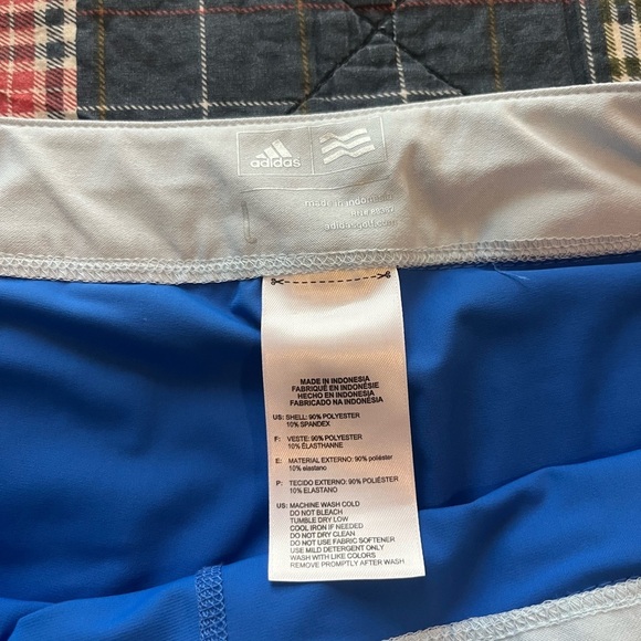 Adidas Blue and White Mini Skort - Picture 3 of 11